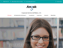 Tablet Screenshot of angokcorp.com